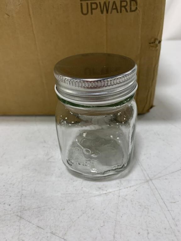 SMALL MASON JARS WITH LIDS 3IN 20PCS