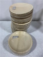 ECOSOUL PALM LEAF PLATES 8IN 100PLATES