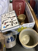 Box stoneware crocks gun book  n more