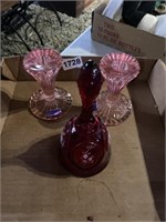 Waterford marquis candle sticks n bell