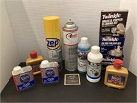 Lot of Assorted Silver & Brass Polishing Products
