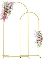 WEDDING GOLD ARCH BACKDROP STAND 6FT,5FT