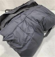 ADULT WEIGHTED BLANKET 87 x80IN 25 POUNDS GREY