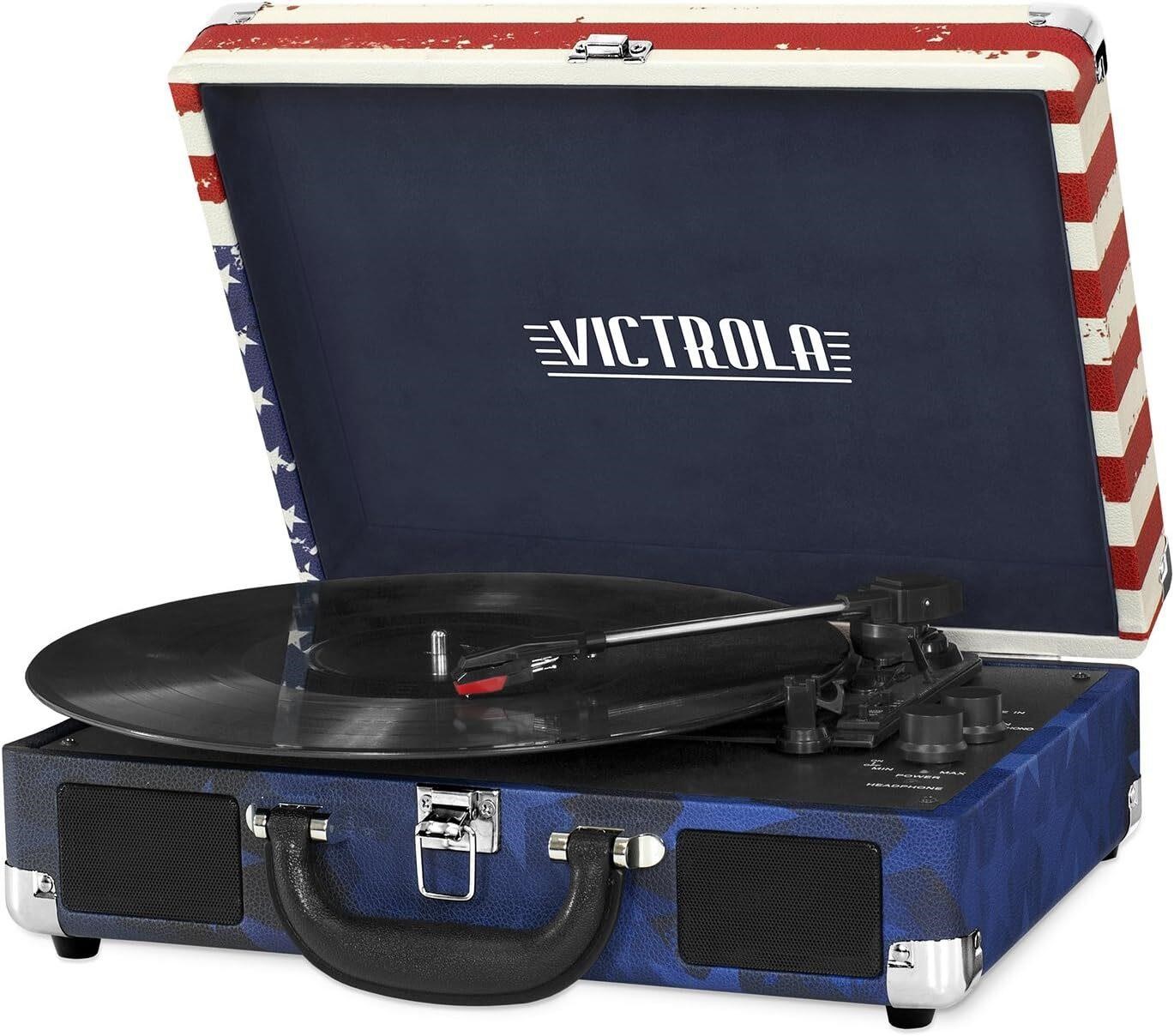 Victrola 3-Speed Bluetooth Suitcase Player
