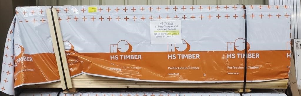 (WE) HS Timber Pine Tongue and Grooved Boards, 6"