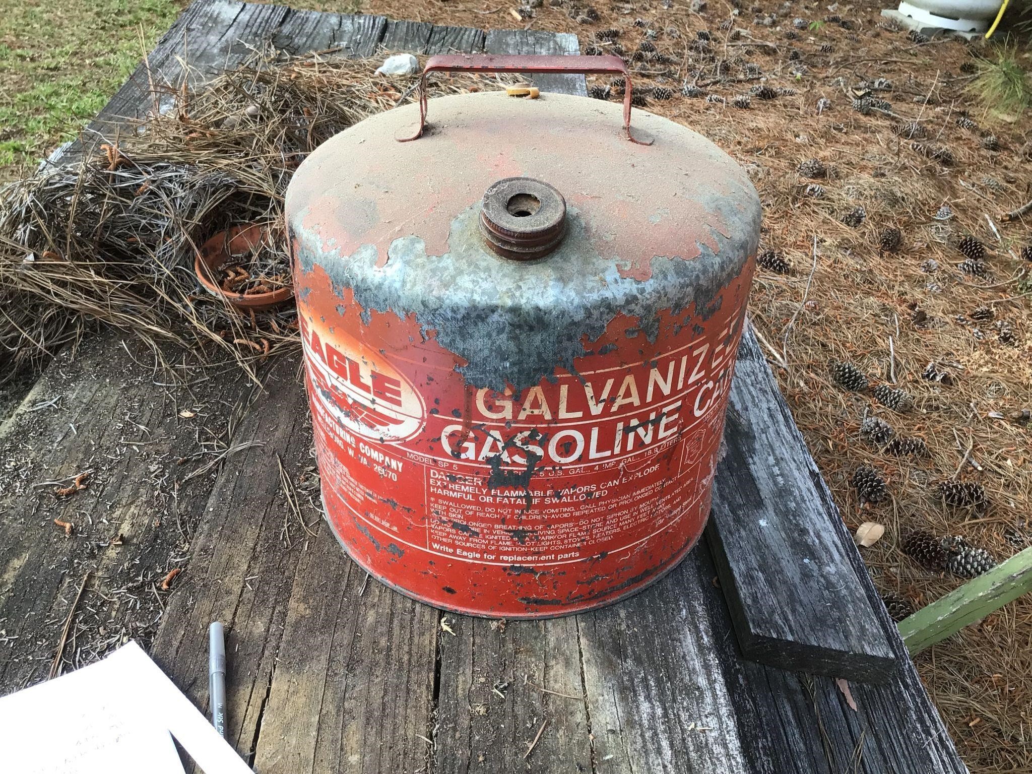 Eagle Galvanized Gas Can 5 Gallon