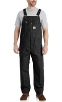 CARHARTT MENS RELAXED FIT DUCK BIB OVERALL BLACK