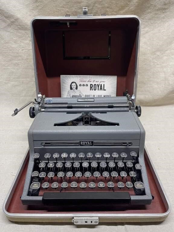 Royal Quiet Deluxe Typewriter