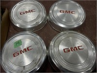 (4) GMC Dog Dish Hub Caps