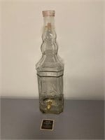 Vintage Glass Jar w Spigot
