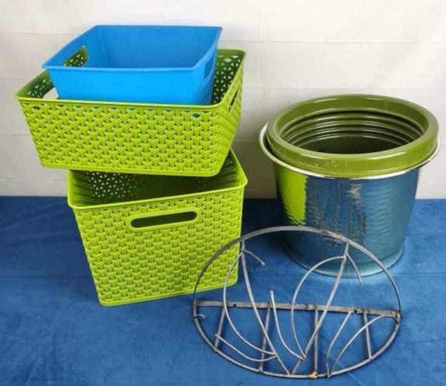 Storage Baskets, Plant Pots