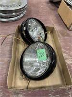 (2) 1930-40 Ford Style Sealed Headlamps