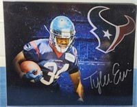 Tyler Ervin Houston Texans Autographed 8x10