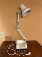 White Adjustable Task Lamp