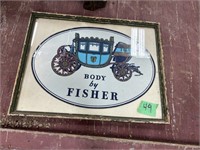 Body by Fisher Framed Decal