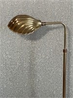 1980's Brass Shell Floor Lamp