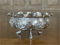 Unmarked Silver Burmese Thailand  Hammered Bowl