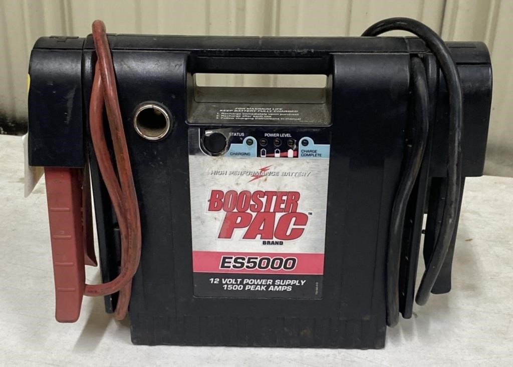 (F) Booster Pac ES5000 12V Power Supply, 13x10in