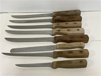 8 Chicago Cutlery Knives, #’s 62S, 66S, 78S & BT7