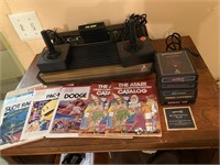 Atari Game System w Paddles & Games