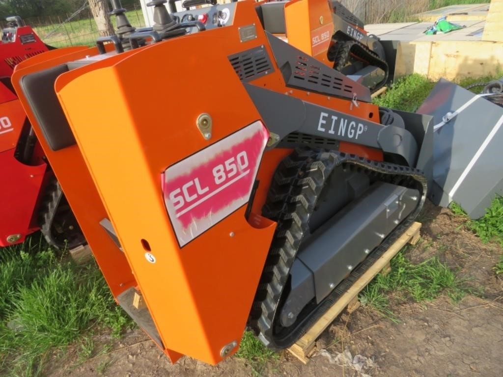 (3) EINGP 2024 SCL 850 Mini-Skid Steers (Orange)