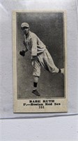 BABE RUTH ROOKIE CARD