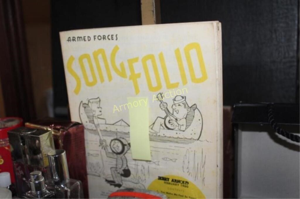 ARMED FORCES SONG FOLIO MAGAZINE - SEVERAL - 1960'