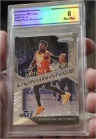 DONOVAN MITCHELL #8 GRADED COLLECTOR CARD