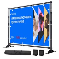 Takerers 10x8 ft Adjustable Backdrop Banner Stand,