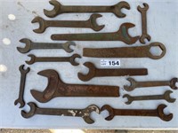 Collection HUGE antique spanners.