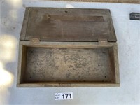 Vintage wooden box. NZ Kauri 540L x 290W x 100H
