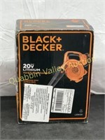 20 VOLT BLACK & DECKER HARD SERVICE SWEEPER