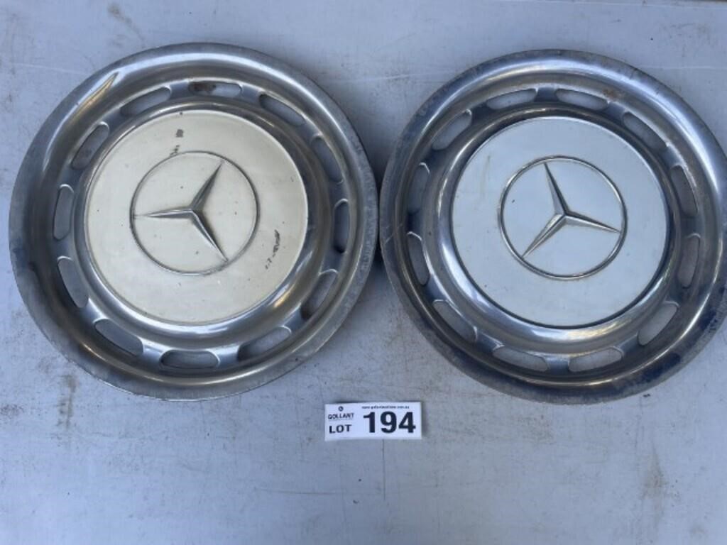 Mercedes Benz hub caps.