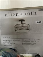 ALLEN AND ROTH CEILING FIXTURE RETAIL $240