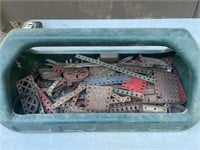 Box of original Meccano.