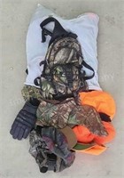 Camo Backpack and Hunting misc