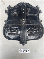 City of Melbourne cast iron coat of arms.