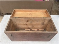 Vintage timber box. 470 x 180 x 300H