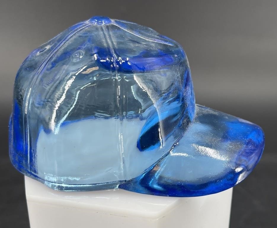 Blue Glass Ball Cap UV REACTIVE