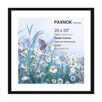 PAXNOK 20x20 Frame - 16x16 Picture Frame With Mat
