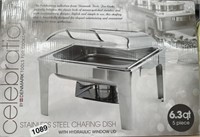 STAINELSS STEEL CHAFING DISH RETAIL $250