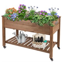 ketive Raised Garden Bed Outdoor, Mobile Elevated