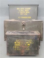 Metal Ammo Cans (3ct)