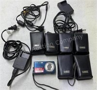 6 Nikon Coolpix S550 Cameras & Chargers