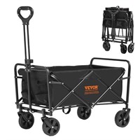 VEVOR Collapsible Folding Wagon Cart, 220lbs Heavy