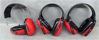 3 Pairs of Hearing Protection