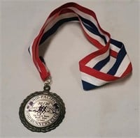 Long Distance Running Ribbon and Medal