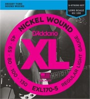 D'Addario EXL170-5 Nickel Wound Bass Guitar Str...