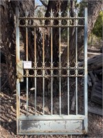 Wrought iron gate. 1mW x 1800H