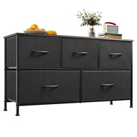 WLIVE Dresser for Bedroom with 5 Drawers, Wide Che